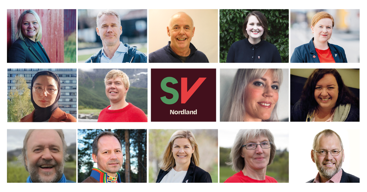 Bildegalleri av kandidater som stiller til valg for Nordland SV